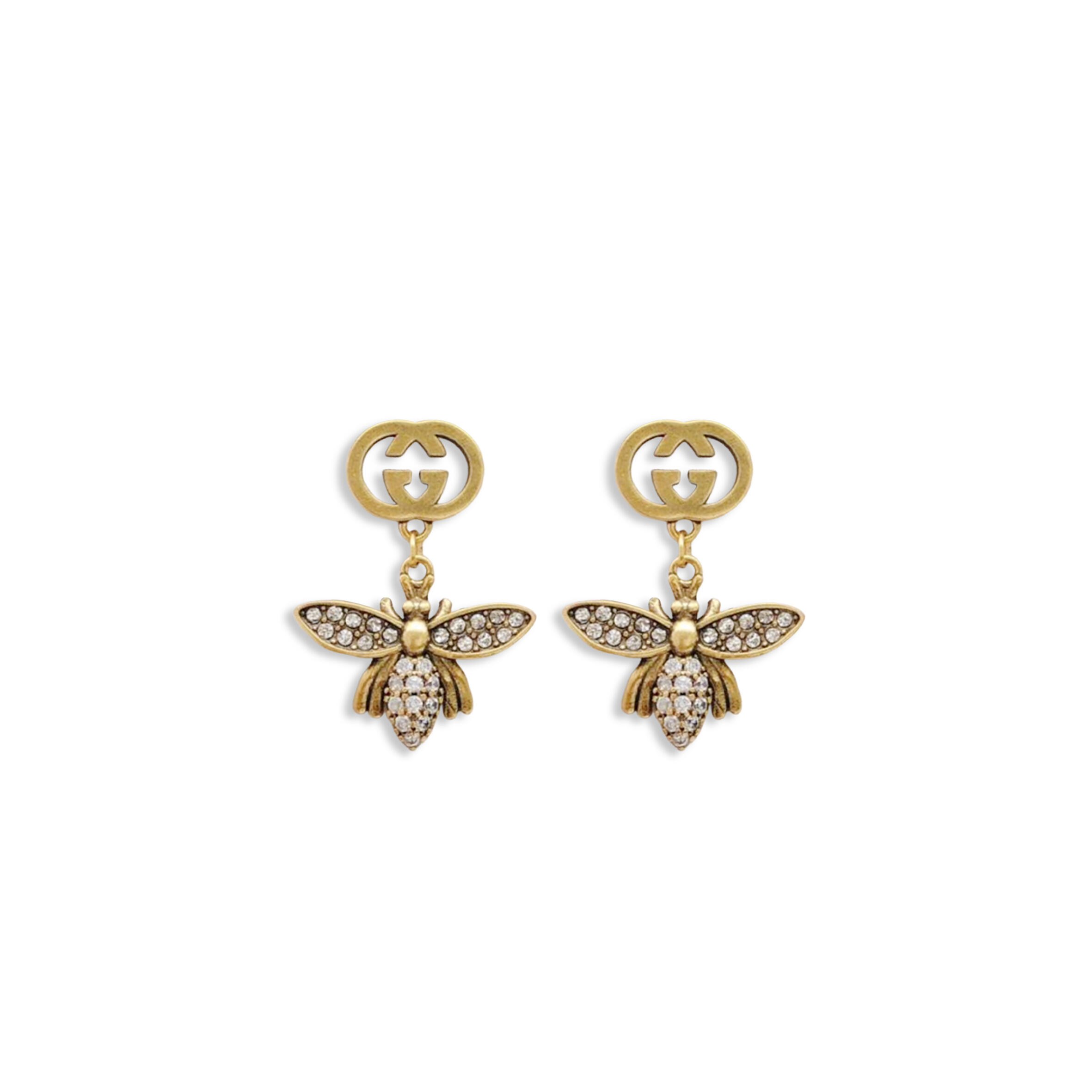 Gvc*1 interlocking g animal earrings